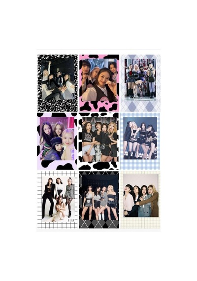 Black Pink 7 No -kpop- 9 Lu Fotokart Seti