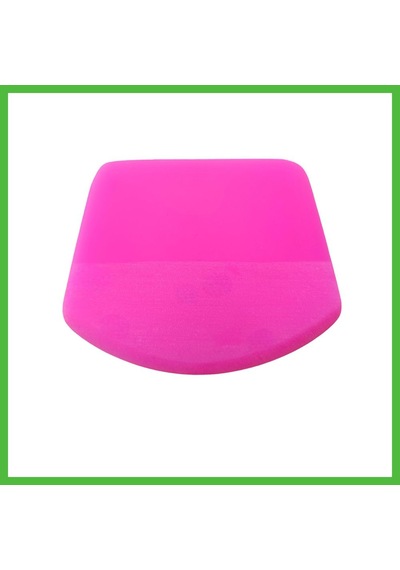 Vaveni Ppf/tph Silikon Çekçek Ragle Cam Filmi Çekme Uygulama Aparatı Oval Pembe 9.4x7.4cm Arz