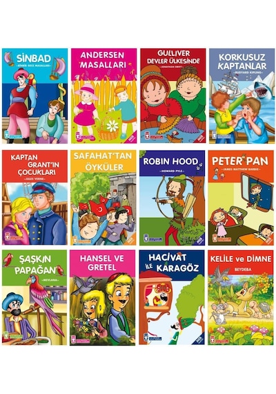 Timaş Çocuk Klasikleri Seti 12 Kitap