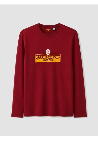 Lc Waikiki Lc Waıkıkı Kırmızı Galatasaray Baskılı Erkek Pijama Takımı