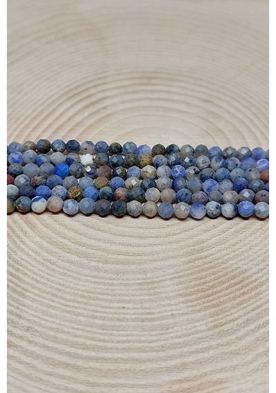 Yasamtohumu Sodalit Taşı Yarım Dizi 3 MM 17  CM Çok Renkli