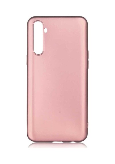 Realme 6 Kılıf Zore Premier Silikon Kapak Rose Gold