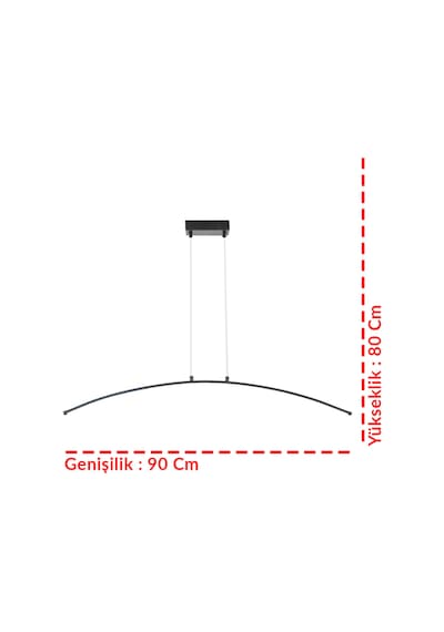 Uzun Kıvrımlı 3 Renk Tavan Lambası Sarkıt Toplantı Masası, Koridor İçin Modern Led Aydınlatma Siyah