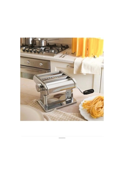 Küçük Boy Paslanmaz Çelik Manuel Erişte Ve Makarna Makinesı 150mm Vd6175 Inox