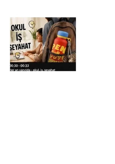 Vagonlife Vagonlıfe 550 Ml Çelik Termos Matara 6 Saat Sıcak Soğuk Plastik Korumalı Sızmaz Koku Yapmaz Kırmızı - Sarı