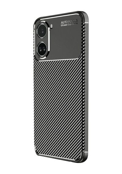 Xiaomi Poco X7 Pro Uyumlu Kılıf Auto Focus Karbon Kapak - Siyah
