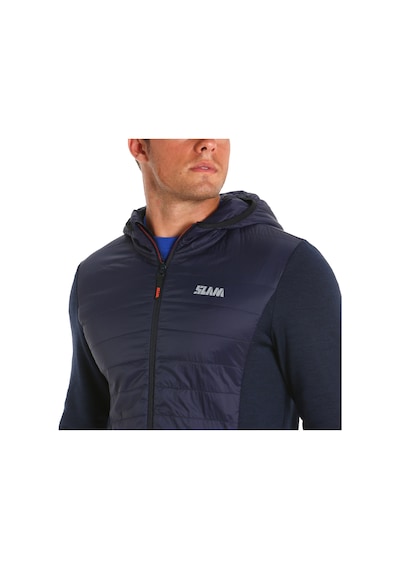Slam Act Hood Hybrıd Fleece W13 Lacivert