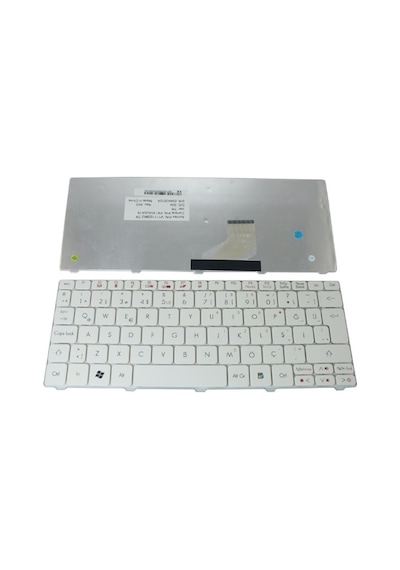 Acer Aspire One Zh9, 521, D255, D260, 532h 533 Nav50, Nav70, Pav70 Klavye Beyaz Tr