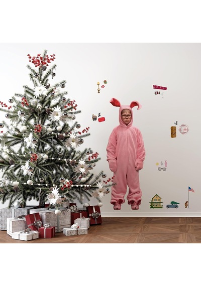 A Christmas Story Ralphie Bunny Suit Dev Duvar Çıkartmaları Diğer