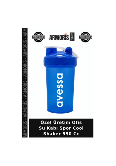 Özel Üretim Ofis Su Kabı Spor Cool Shaker 550 Cc Çok Renkli