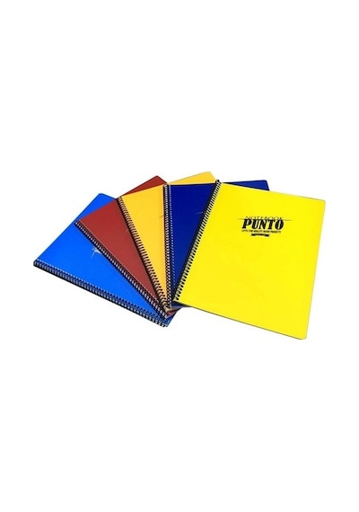 Gıpta Punto 100 Yp. A4 Spiralli Pp. Kapak Defter   Kareli