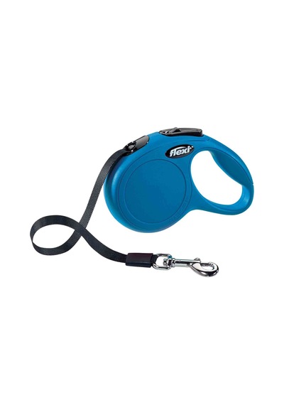 Flexi New Classic Mavi Otomatik Şerit Köpek Gezdirme Tasması Xs Mavi