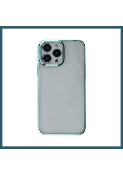 Bezos İphone 14 Pro Max Uyumlu Kılıf Element Silikon - Yeşil Ob