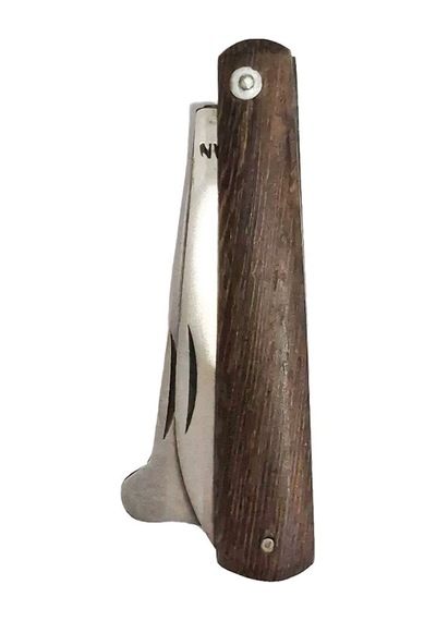 Temiziş Aşı Katlanır Çift Bıçağı Ahşap Sap 18cm