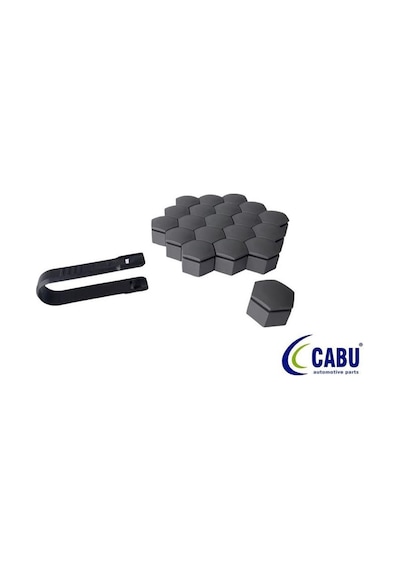 Cabu 220652 - Bijon Kapağı Kömür Metalik 22 21mm Insıgnıa- A 20