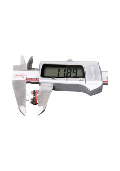 Wd12c1-pin-p1-ec 12mm Düz Yaylı Işıklı Metal Buton - Beyaz