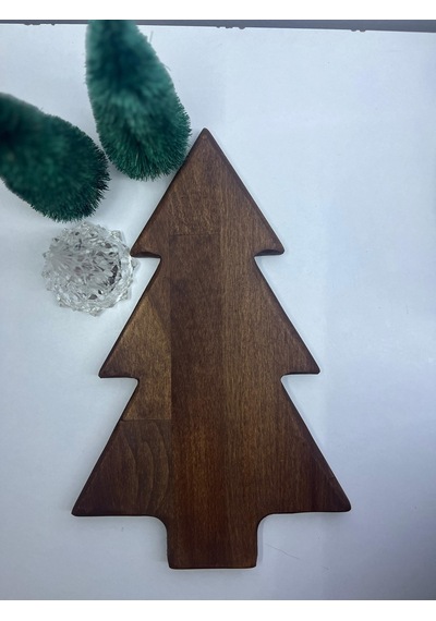 Hbs Art Design Çam Ağacı Modelli Kesme Tahtası 30x19 Cm %100 Kayı