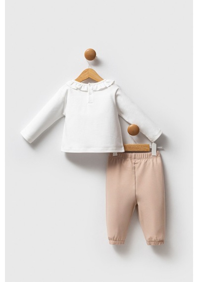 U.S. Polo Assn. Kız Bebek Beyaz Takım 5274-49025 Beyaz