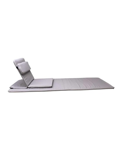 Backjack Meditasyon Sandalyesi Destekli Yer Minderi + 60x180 Kumaş Mat - Backjack 3xl Gri