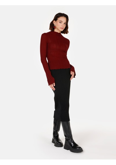 Colin's Colins Slim Fit Siyah Kadın Etek Cl1070873 Q1.v2 Blk Siyah