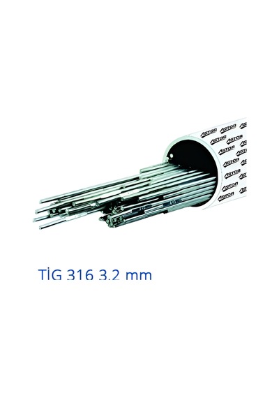 Astor Tig 316 Paslanmaz Kaynak Teli 3.2 MM 5 KG