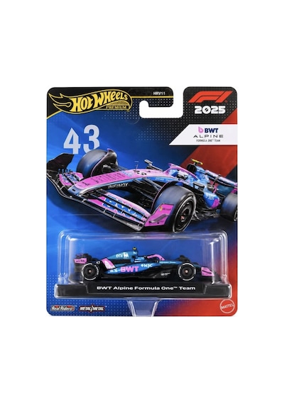 Hot Wheels Bwt Alpine Formula One Team 43 Çok Renkli
