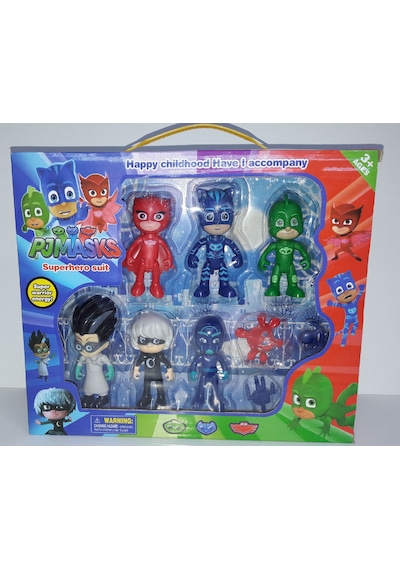 Pj Masks Pj Maskeliler 6 Lı Figür