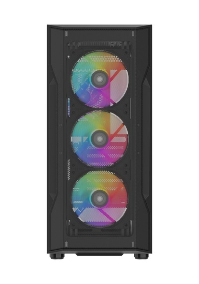 Sama S40bk Black, H700bk 700w, 80 Plus, Tempered Glass Panel, Mesh Ön Panel, Type-c, 4x120mm Argb Fan, Atx, Gamıng Kasa