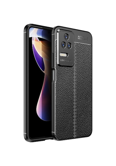 Mobilteam Poco F4 Kılıf Niss Silikon Kapak - Siyah Siyah