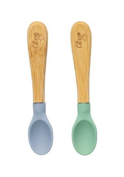 Citron 2'li Organik Bambu Kaşık Seti - Green/blue 1073674