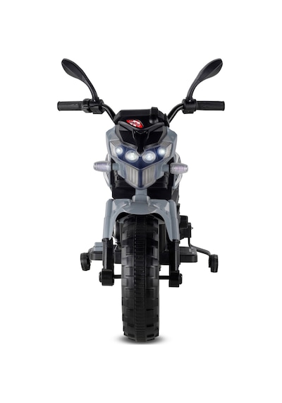447 Motocross Akülü Motor Çocuk Motoru 12v Gri Gri