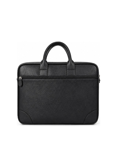 Evrak Çantası Hakiki Deri 15.6" İnç Laptop Çanta / Tablet A4 Dosya Uyumlu Premium %100 Orjinal Deri 8683255014170 Siyah