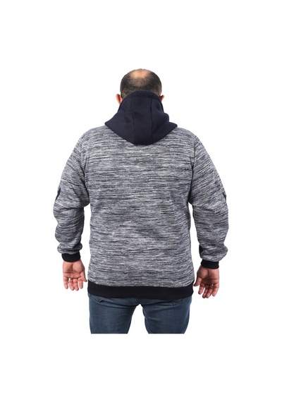 Moc Grande Mocgrande Büyük Beden Erkek Sweat The Frontier 22726 Lacıvert Lacivert