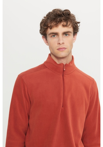 AC&Co / Altınyıldız Classics Anti-Pilling Tüylenme Yapmayan Bato Yaka Erkek Polar Sweatshirt Açık Kahverengi AC&Co / Altınyıldız Classics Anti-Pilling Tüylenme Yapmayan Bato Yaka Erkek Polar Sweatshirt Açık Kahverengi