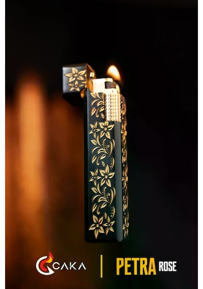 Caka Lighter Petra Rose Benzinli Çakmak - Ckl-058