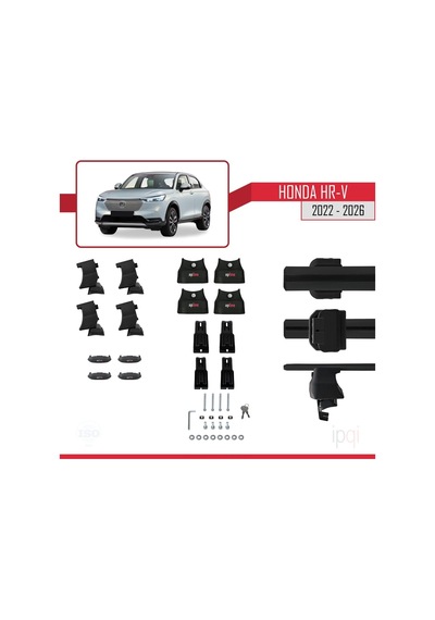 Honda Hr-v 3 2022 Ve Sonrası İle Uyumlu Ace-4 Ara Atkı Tavan Barı Siyah 2 Adet Diğer