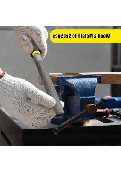 5 Parça Çelik Eğe Seti - Ergonomik Saplı, Dayanıklı