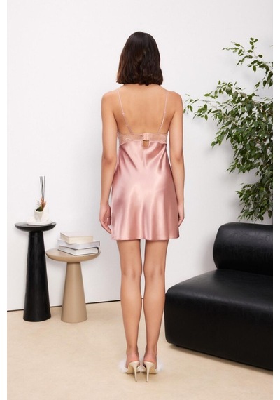 Pierre Cardin 6'lı Brandy Uzun Gecelik Sabahlık Set 6035 Brandy