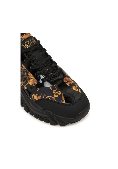 Versace Jeans Couture 79ya3sıb Erkek Günlük Ayakkabı Siyah - Altın Versace Jeans Couture 79ya3sıb Erkek Günlük Ayakkabı Siyah - Altın