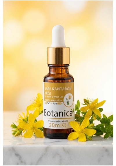 Botanica %100 Saf Kantaron Yağı Maserasyon Rahatlatıcı Masaj Doğal Bitkisel Bakım Damla 20 Ml 20 ML