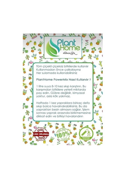 Hüskon Ticaret Plant-home Premium Bitki Besini Ve İthal Keiki Macunu Avantajlı İndirim Seti 1
