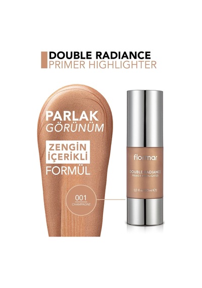 Flormar Double Radiance Işıltı Veren Makyaj Bazı 001 Champagne