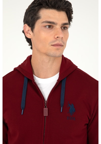 U.s. Polo Assn. Erkek Bordo Sweatshirt 50289028-vr014 Bordo