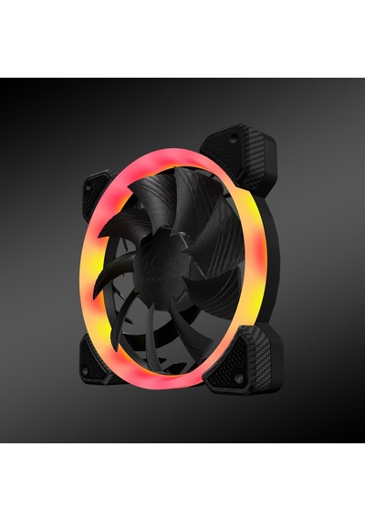 Cougar 120Mm Vortex Rgb Cf-V12Fb-Rgb Rgb Siyah 3-Lü Paket Kasa Fa