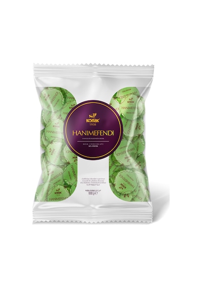 Konak Hanımefendi Antep Fıstık Parçacıklı Dolgulu Sütlü Çikolata 1 KG