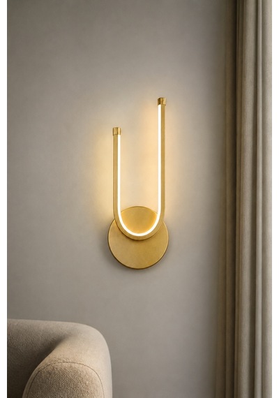 Liva Modern Led Duvar Apliği Günışığı Eskitme