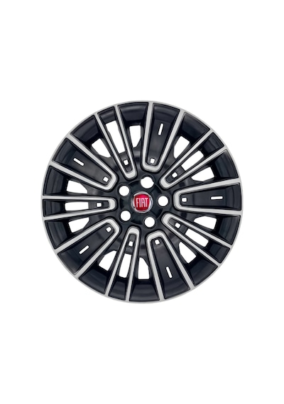 Fiat Egea Urban 15 İnç Jant Kapağı 4 Adet Siyah Gri C119