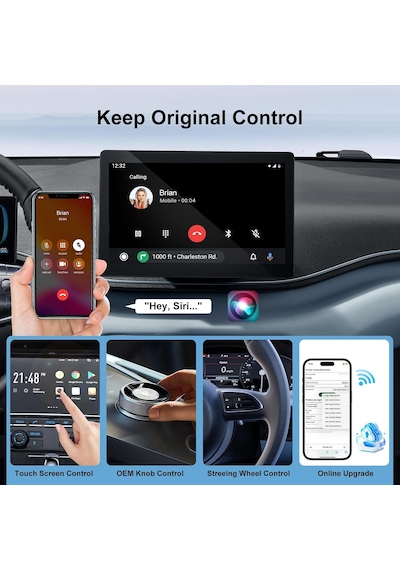 2 In 1 Kablosuz Carplay Adaptörü, Tak Ve Çalıştır Magic Link Carplay Kararlı Hızlı Bağlantı, Fabrika Kablolu Dönüştürme Kablosuz Carplay Dongle/android Otomobil Adaptörü 2016 +, İphone İos 9+ Belirtilmemiş 2 In 1 Kablosuz Carplay Adaptörü, Tak Ve Çalıştır Magic Link Carplay Kararlı Hızlı Bağlantı, Fabrika Kablolu Dönüştürme Kablosuz Carplay Dongle/android Otomobil Adaptörü 2016 +, İphone İos 9+ Belirtilmemiş