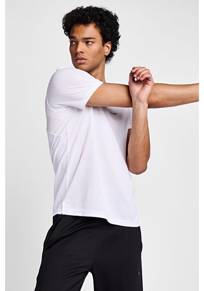 Lescon Erkek Antrenman Kısa Kol T-shirt 25b-1024 Beyaz