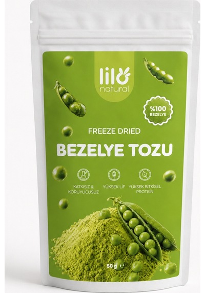 Freeze Dried Bezelye Tozu 50 G - %100 Bezelye - Dondurularak Kurutulmuş Sebze Tozu - 900926001 Diğer